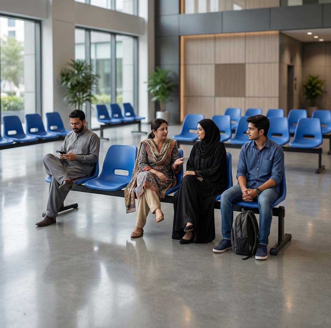 SAAB S-254-H Holo Big Shell Sofa 5-Seater Double Channel