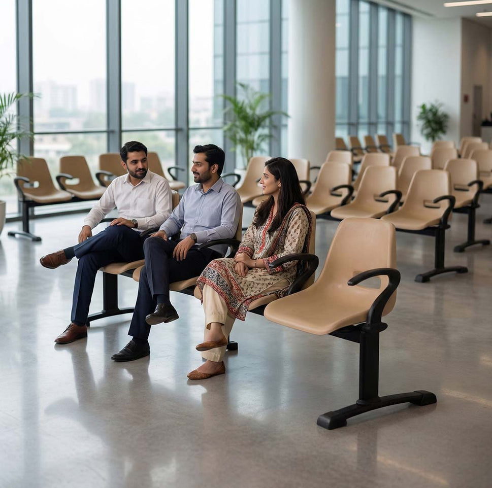 SAAB S-253-HA Holo Big Shell Sofa 4-Seater Double Channel with arms