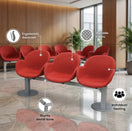 Switch SAAB S-340-C Oval Big Shell Sofa 3-Seater With Cushion 3 image