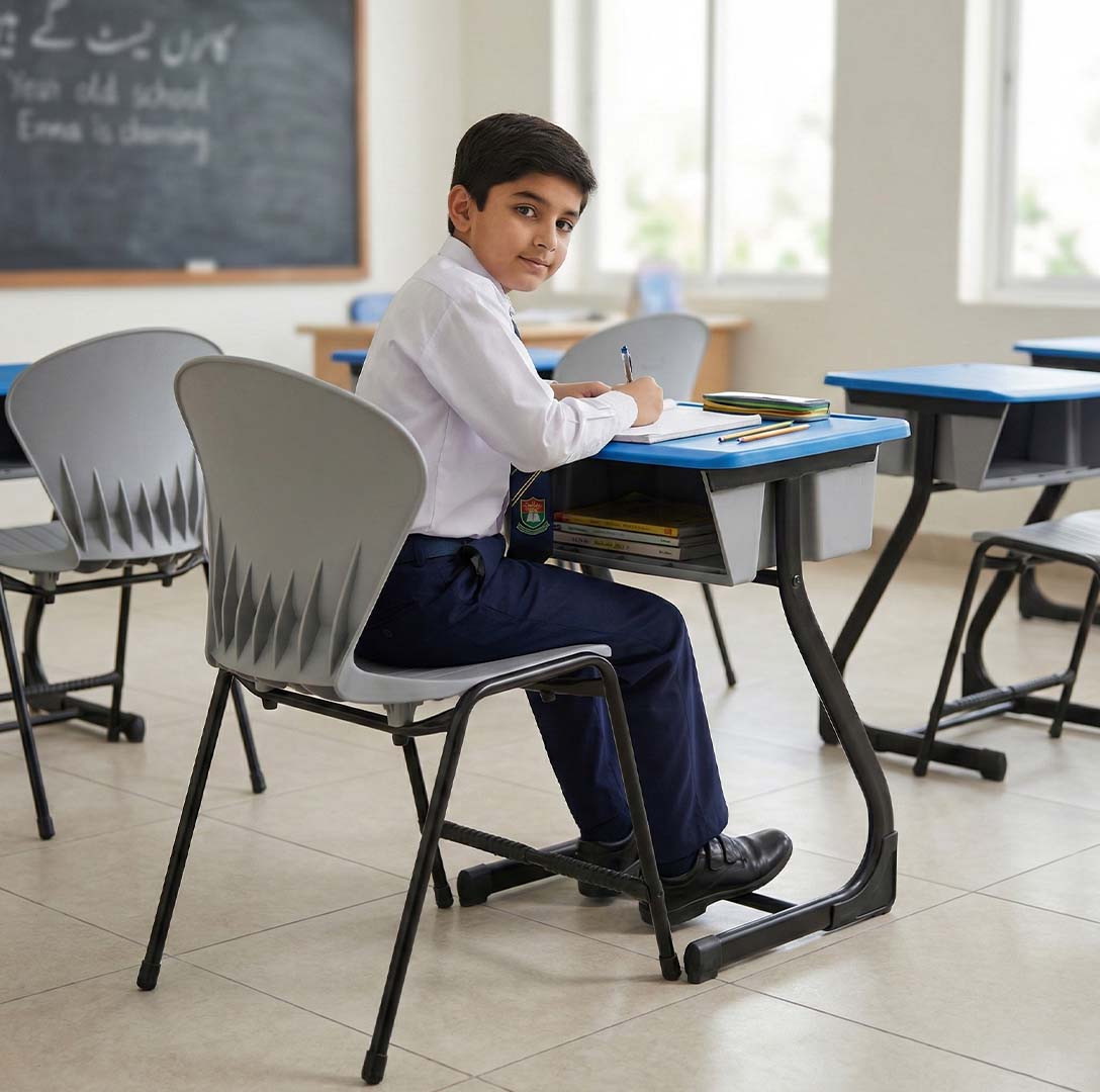 SAAB S-135-U Study Desk with Small Plastic Top