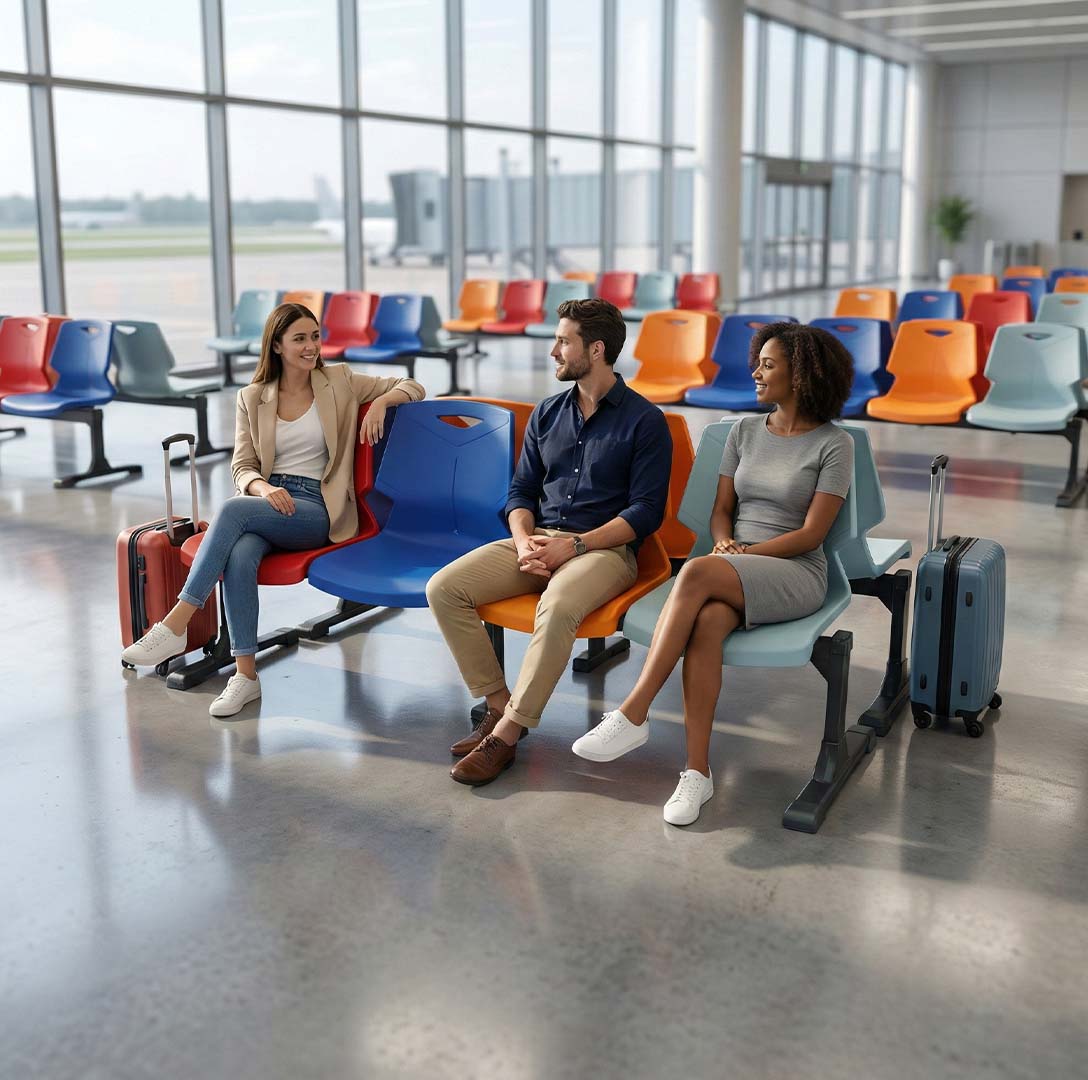 SAAB S-338-H Green Shell Visitor Sofa