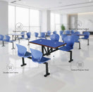 Switch SAAB S-364 Joint opposite Snack peacock sofa with table 4-seater 2 image