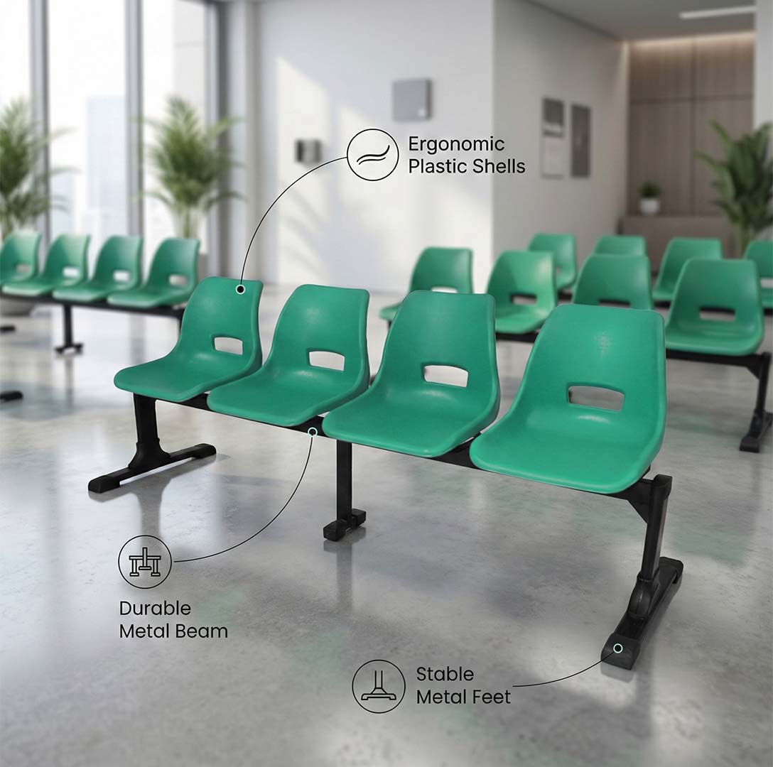 SAAB S-253-H Holo Big Shell Sofa 4-Seater Double Channel