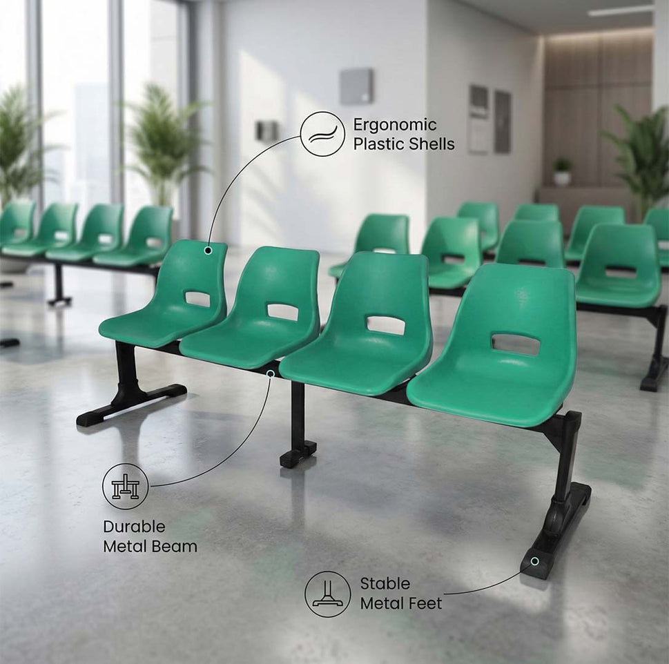 SAAB S-253-H Holo Big Shell Sofa 4-Seater Double Channel