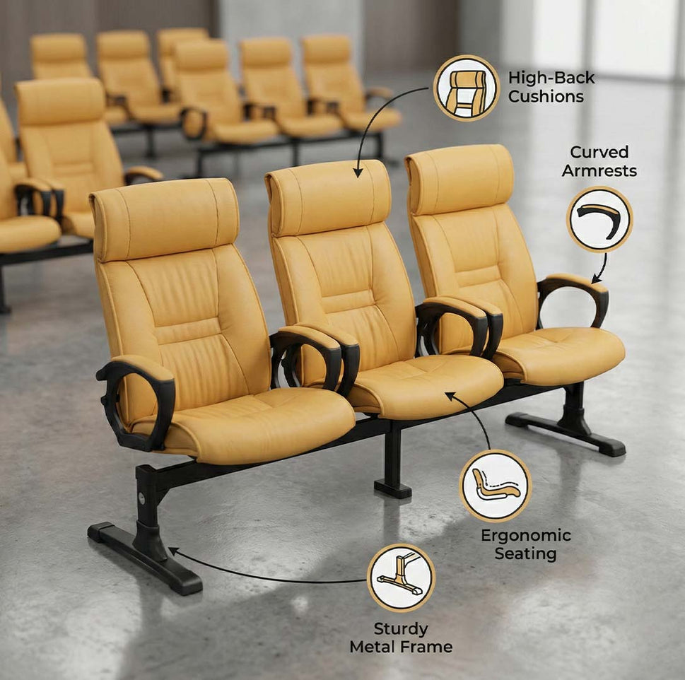 SAAB S-343-H High Back Visitor Sofa
