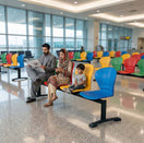 Switch 4-Seater Visitor Sofa Double Channel SAAB S-257-H 2 image