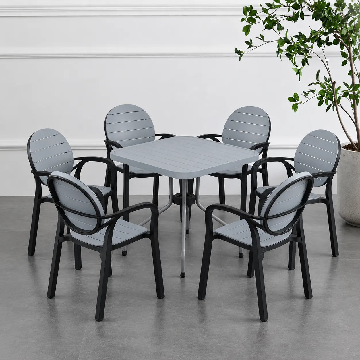 SPECTRUM PATTI CHAIRS SET MODEL SP-675 CHAIRS AND TABLE