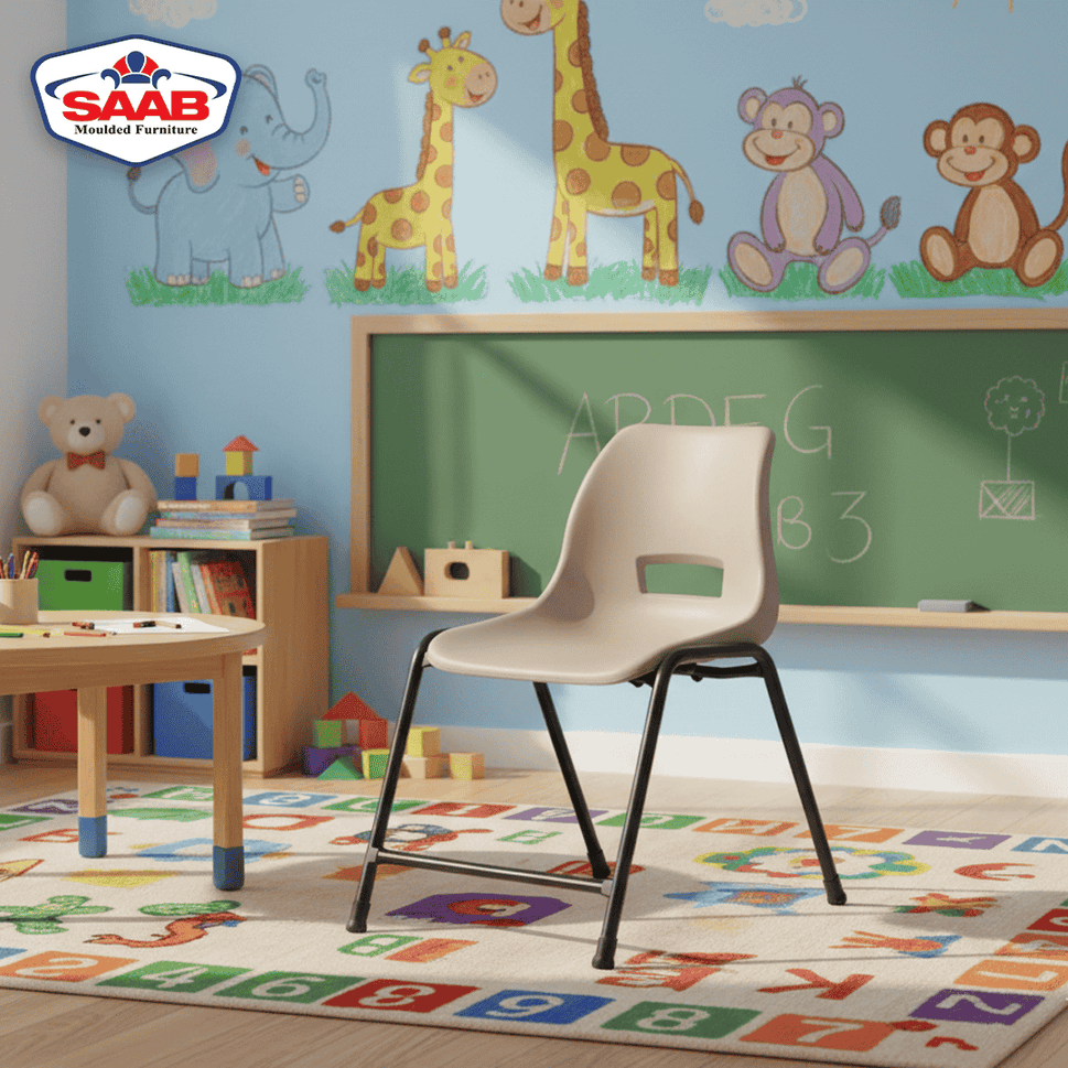 Steel Plastic Baby Holo Chair Model S-200