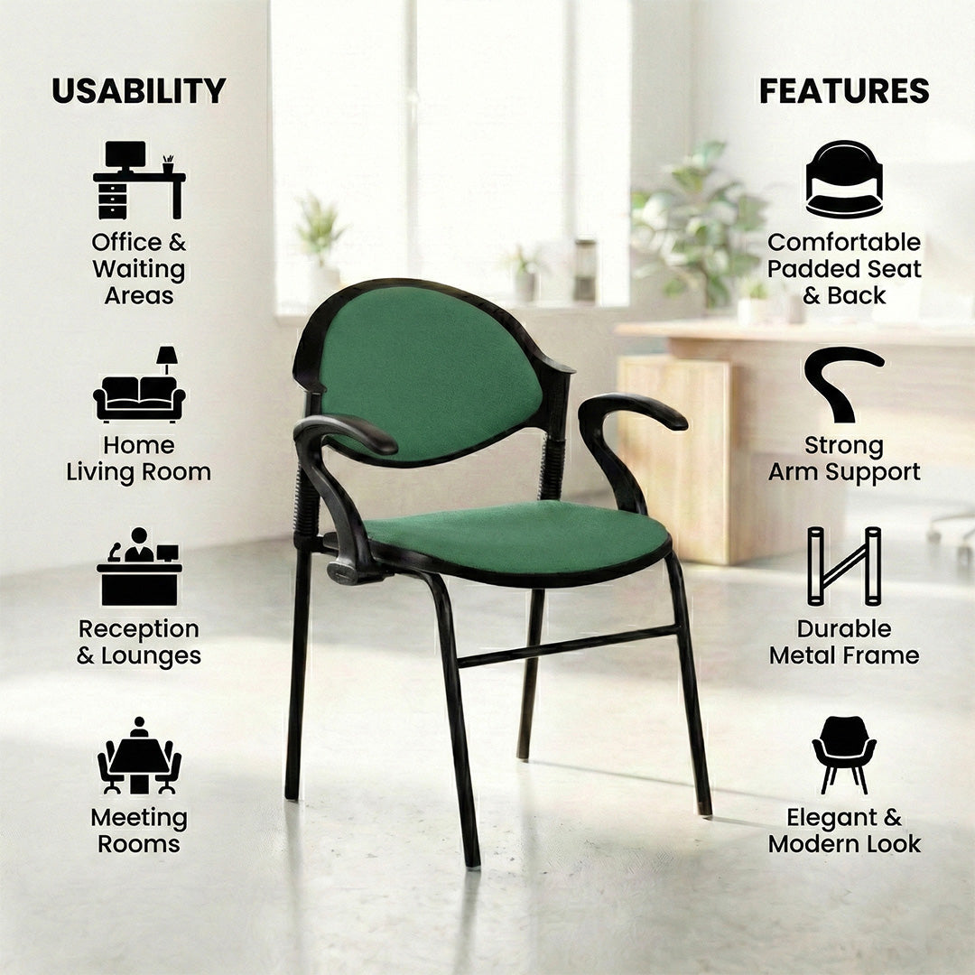 SAAB S-02-AC Comforto Arms Chair with Cushion