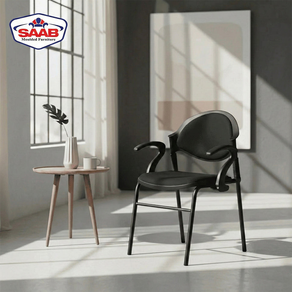 SAAB S-02-AC Comforto Arms Chair with Cushion