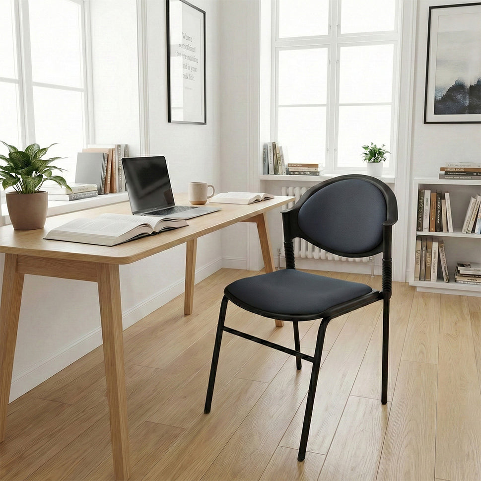 SAAB S-02-C Comforto Chair with Cushion – Vertical Pipe