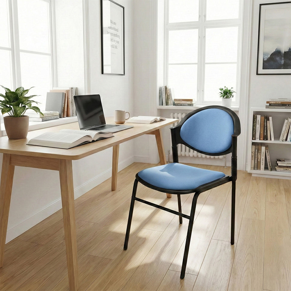 SAAB S-02-C Comforto Chair with Cushion – Vertical Pipe