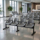 Switch SAAB S-253-HA Holo Big Shell Sofa 4-Seater Double Channel with arms 1 image