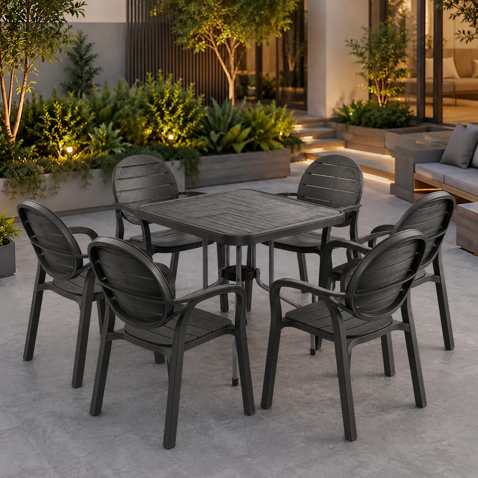 SPECTRUM PATTI CHAIRS SET MODEL SP-675 CHAIRS AND TABLE