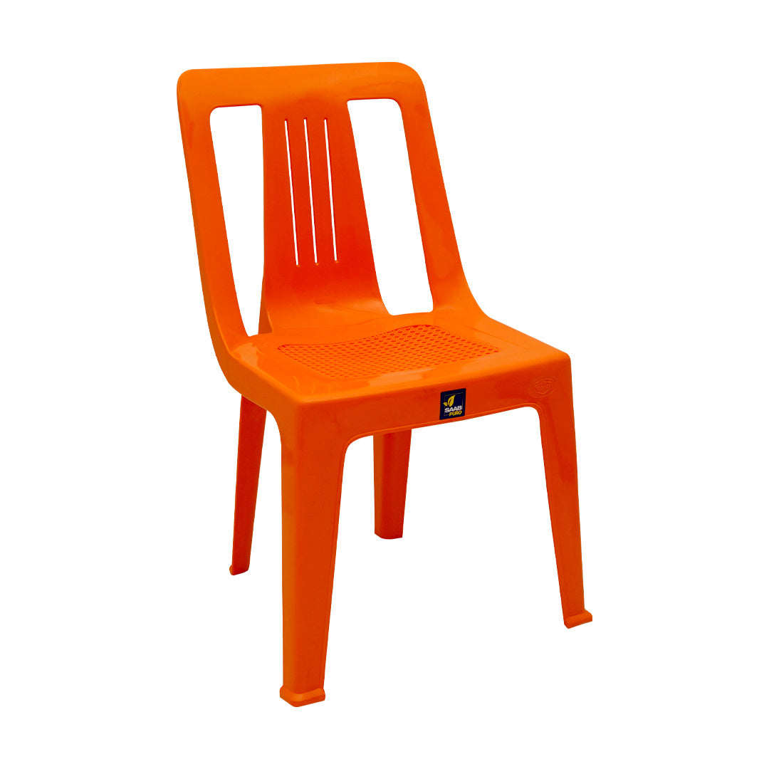 Stylish Armless Plastic Pearl Chair Model SAAB SP-610