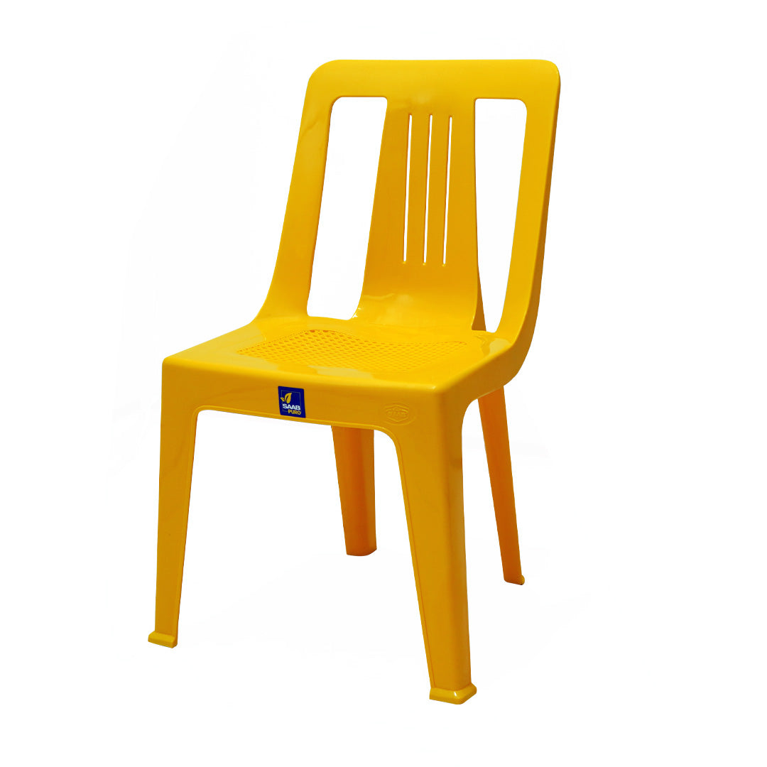 Stylish Armless Plastic Pearl Chair Model SAAB SP-610