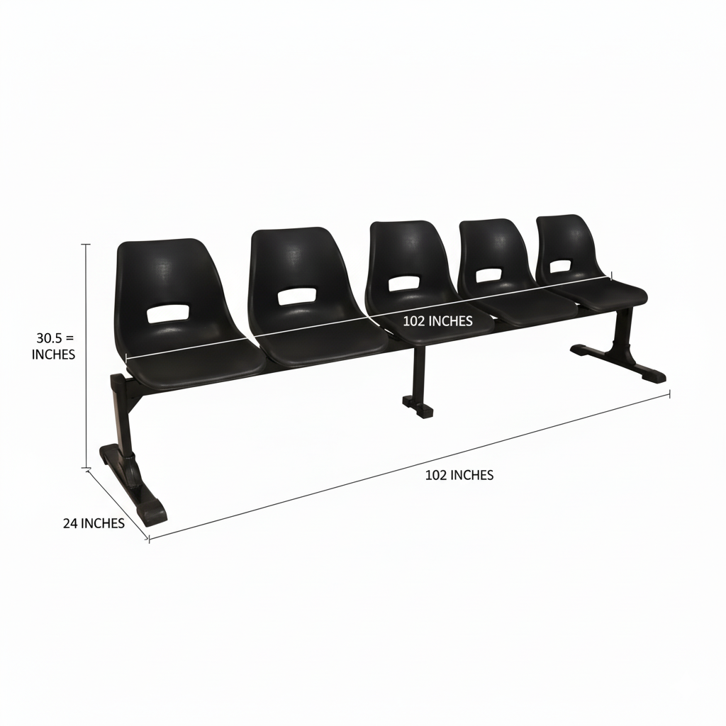 SAAB S-254-H Holo Big Shell Sofa 5-Seater Double Channel